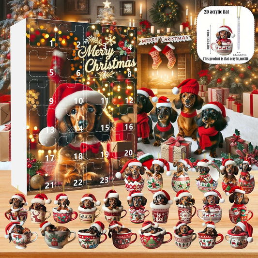 Dachshund Advent Calendar For Festive Charm