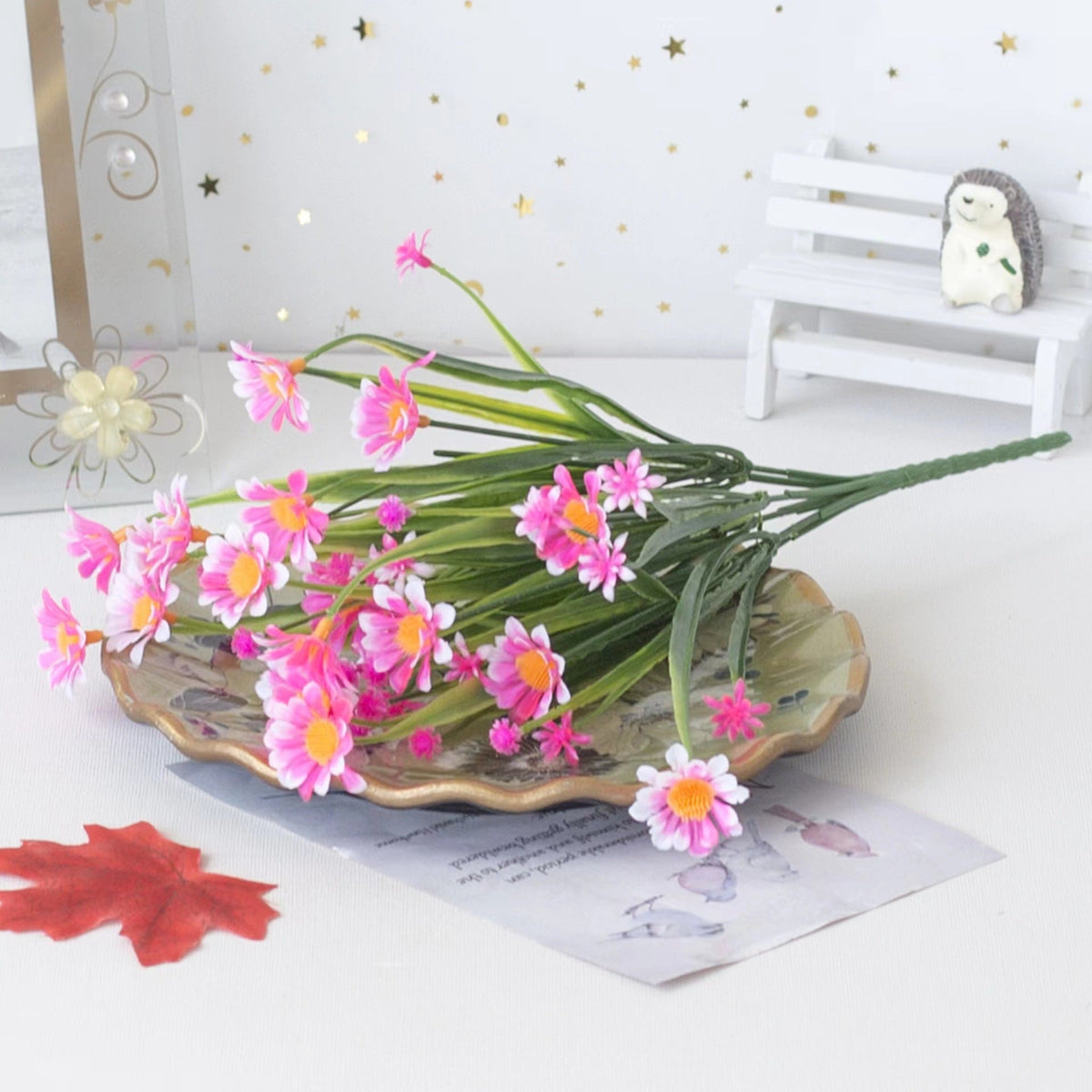 Artificial Flowering Plants With Lasting Color