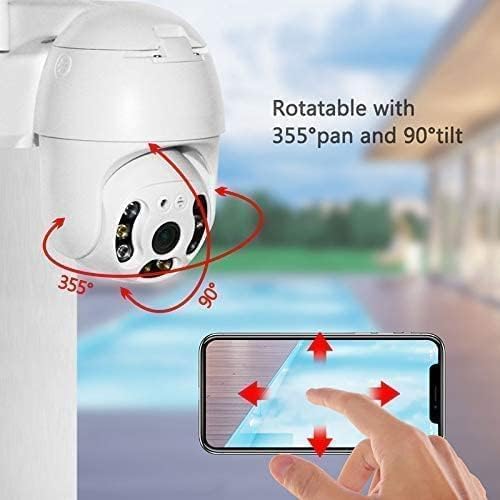 5MP WiFi Outdoor PTZ Dome CCTV Camera With 360° Coverage