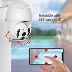 5MP WiFi Outdoor PTZ Dome CCTV Camera With 360° Coverage
