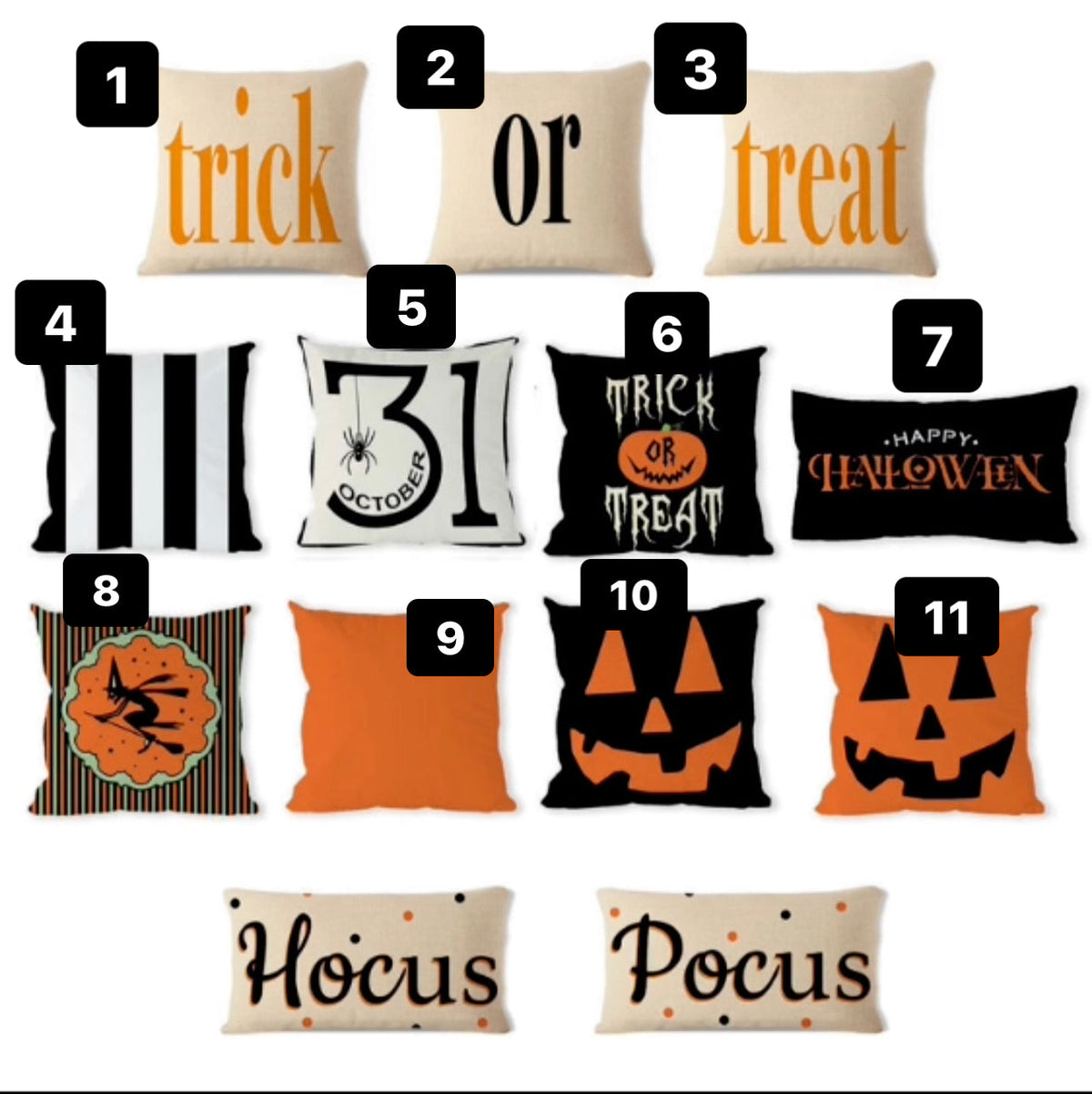 Halloween Pillowcase With Spooky Character