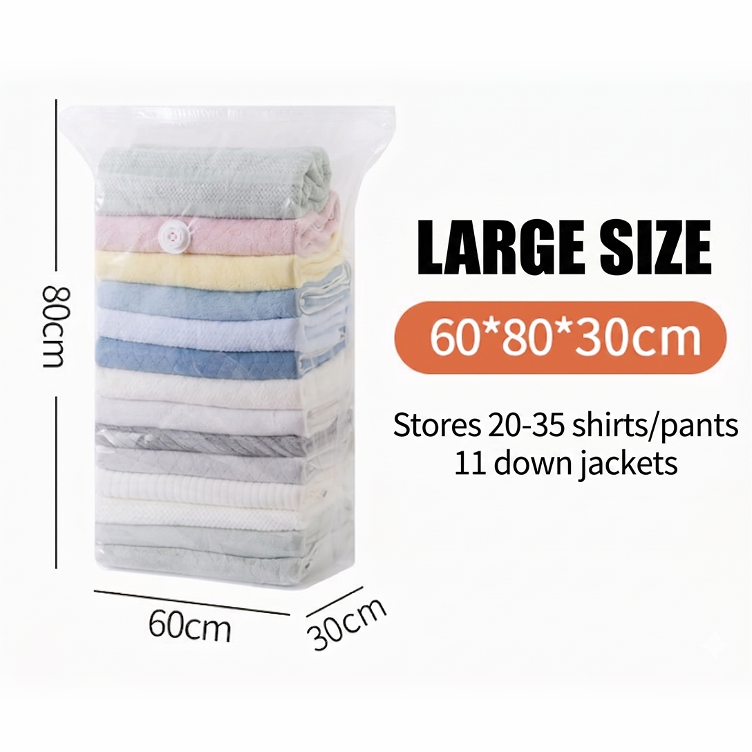 Sacchetti di Compressione per Stoccaggio a Vuoto di Grande Capacità