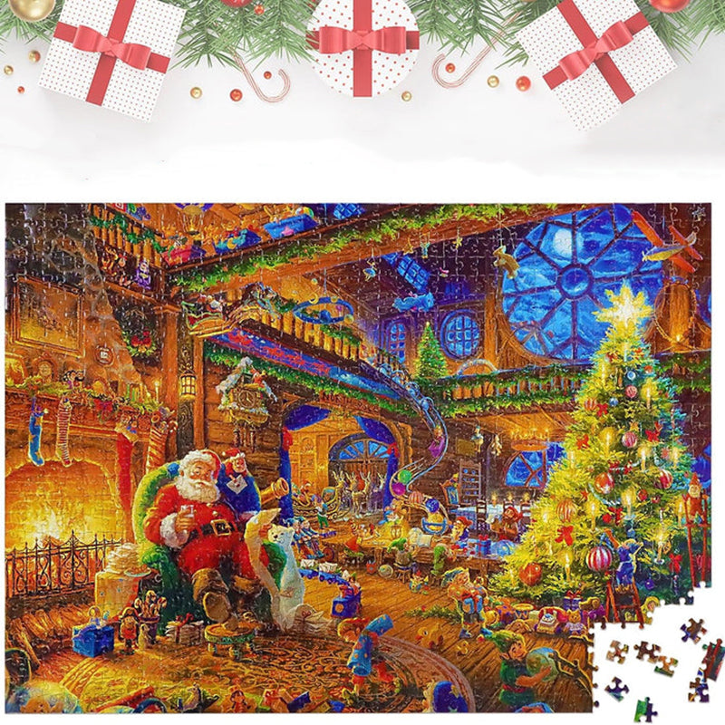 Calendar de Advent cu puzzle al Nașterii Domnului pentru magia sărbătorilor