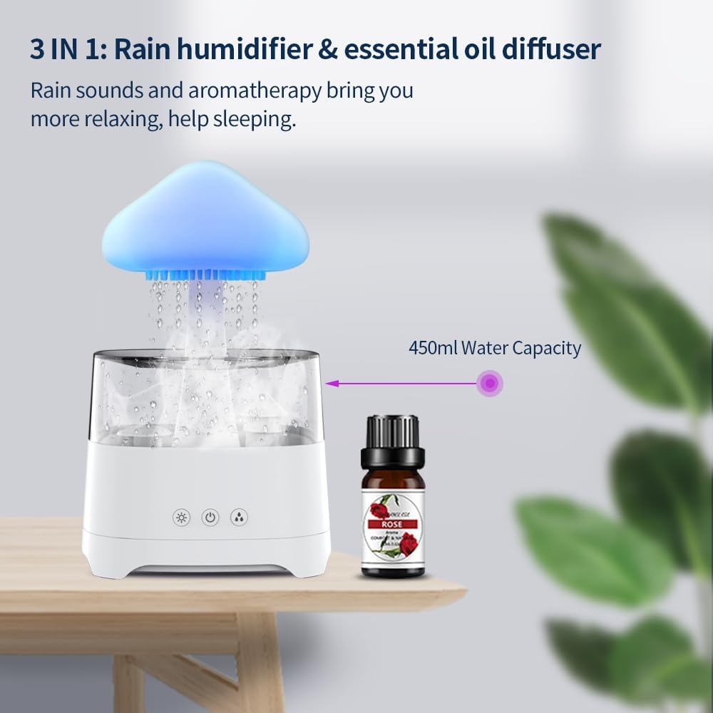 Pilz Wasserfall Lampe für beruhigende Atmosphäre