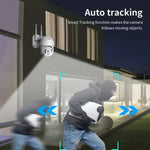 5MP WiFi Outdoor PTZ Dome CCTV Camera With 360° Coverage