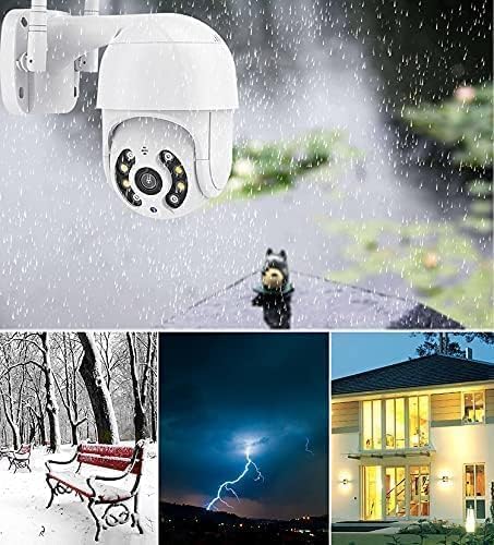 5MP WiFi Outdoor PTZ Dome CCTV Camera With 360° Coverage