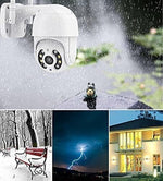 5MP WiFi Outdoor PTZ Dome CCTV Camera With 360° Coverage