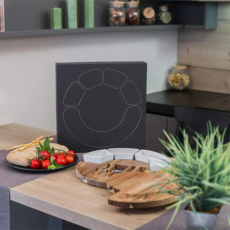 Wooden Cheese Board Set for Artful Entertaining