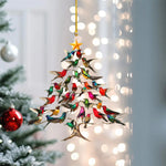 Kolibri-Tischornament mit festlichem Charme  
