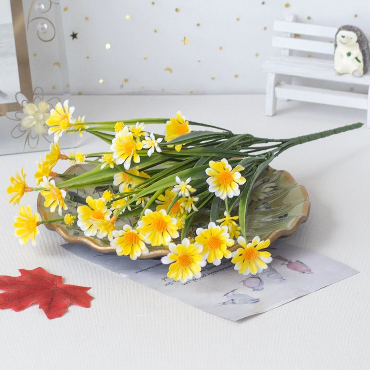 Artificial Flowering Plants With Lasting Color
