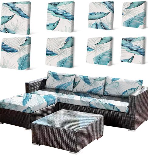 Fundas impermeables para cojines de patio para encanto exterior