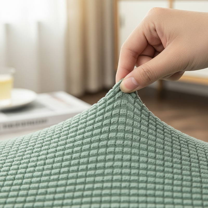 Soft Sofa Cover For An Artful Room Refresh