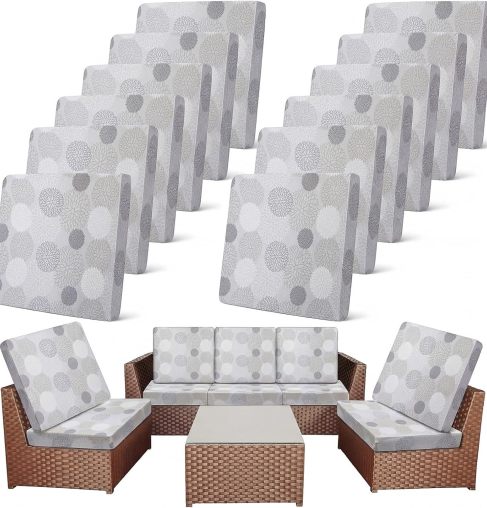 Fundas impermeables para cojines de patio para encanto exterior