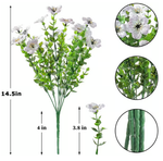 Artificial Flowering Plants With Lasting Color