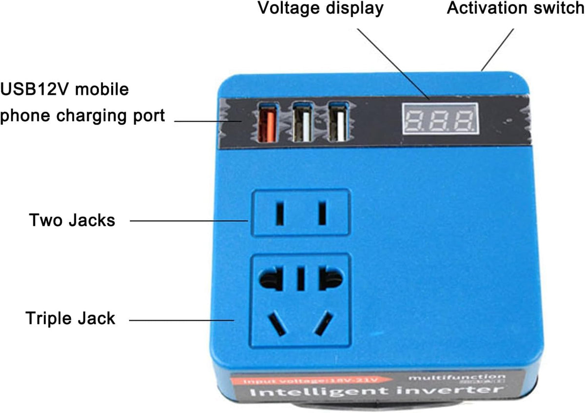 120W Lithium Battery Inverter – Portable Backup Power