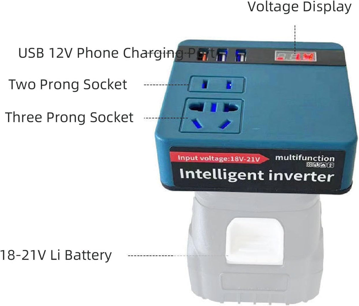 120W Lithium Battery Inverter – Portable Backup Power