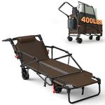 Heavy Duty Folding Wagon with All-Terrain Wheels