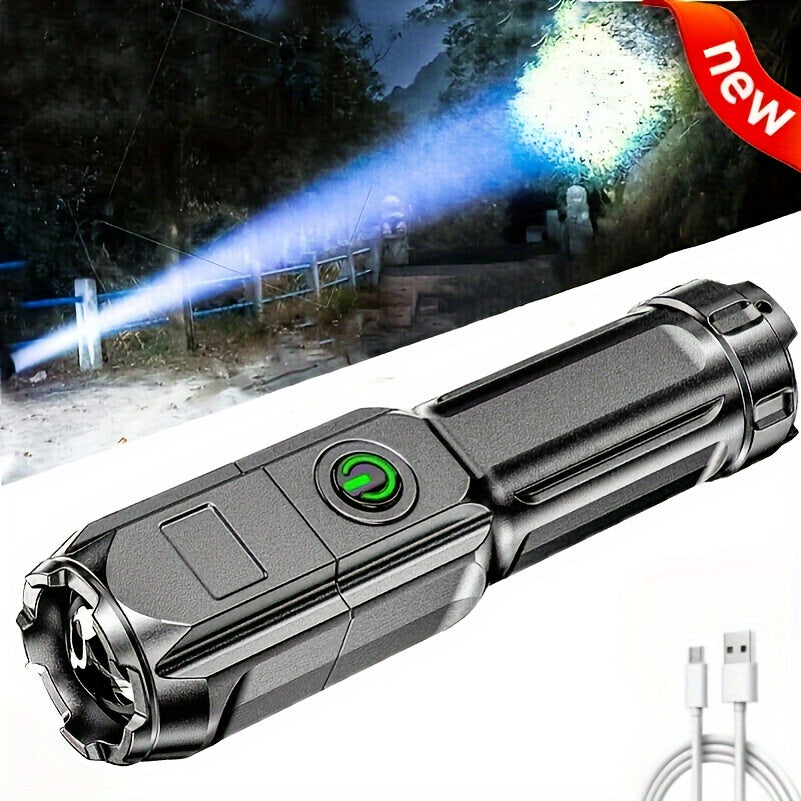 Dobíjecí LED svítilna se zoomem