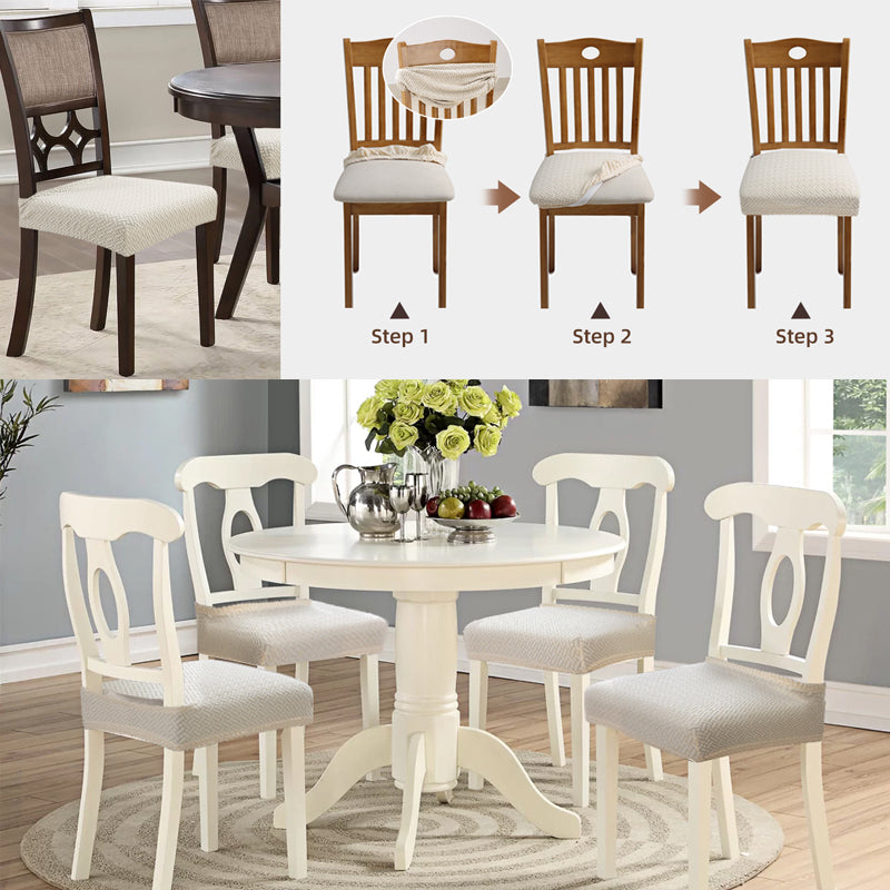 Waterproof Chair Covers With Artistic Jacquard