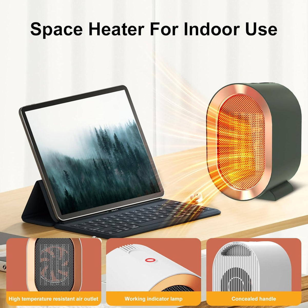 Ceramic Table Heater For Cozy Corners