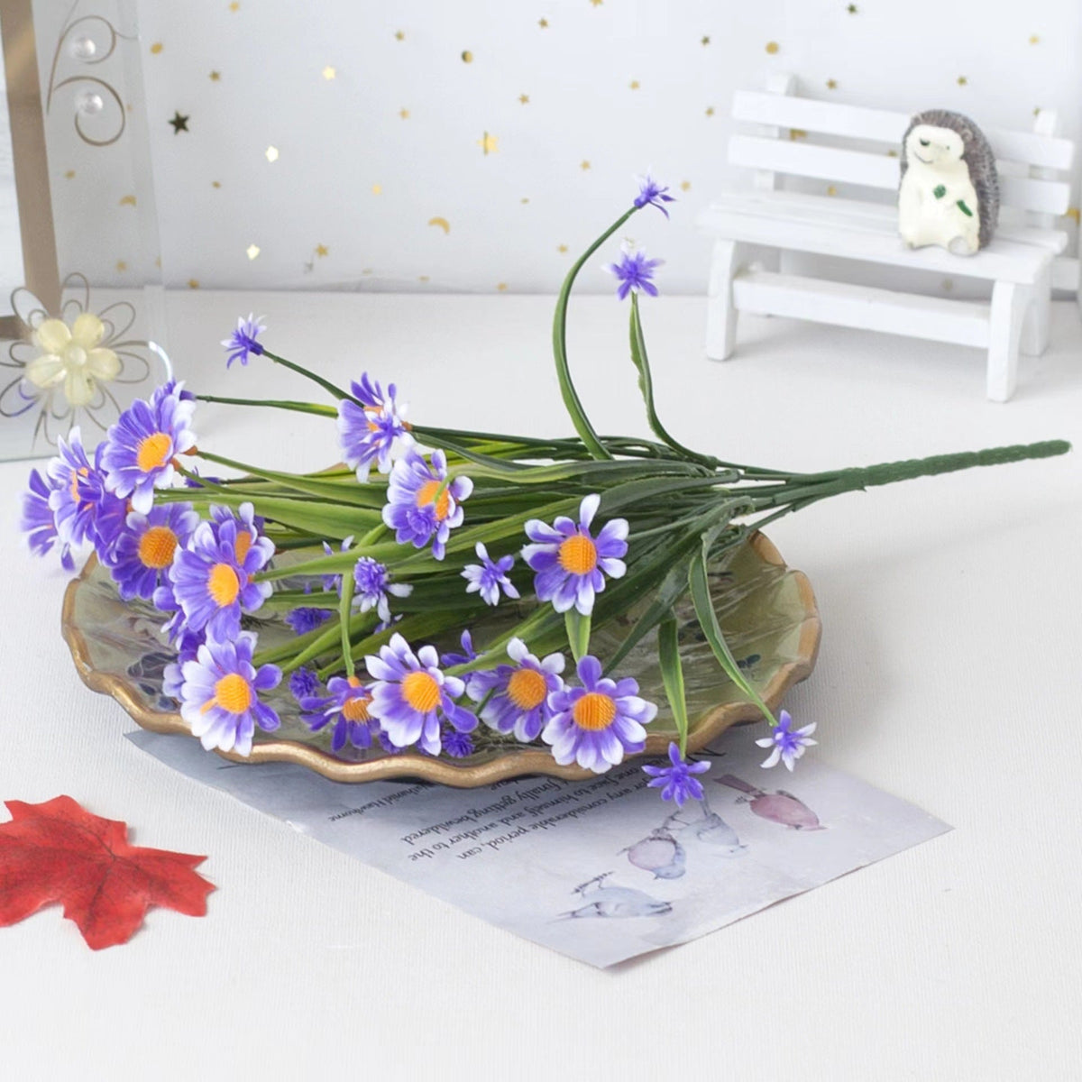 Artificial Flowering Plants With Lasting Color