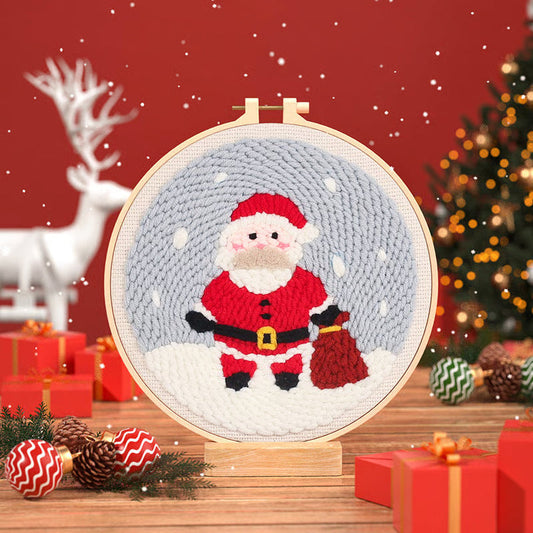 Kit di ricamo natalizio per decorazioni sentite