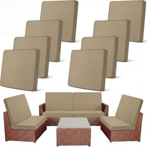 Fundas impermeables para cojines de patio para encanto exterior