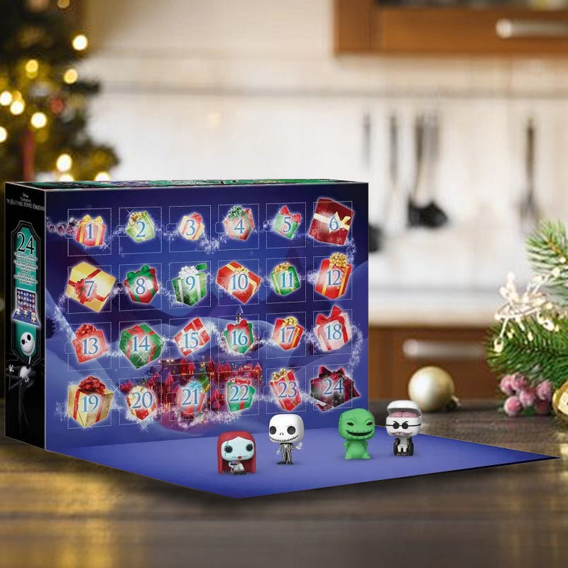 Calendario dell'Avvento incubo con 24 figurine