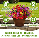 Artificial Flowering Plants With Lasting Color