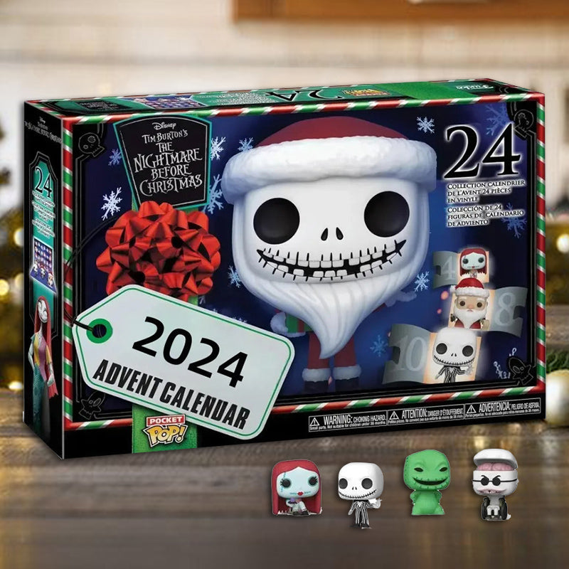 Calendario dell'Avvento incubo con 24 figurine