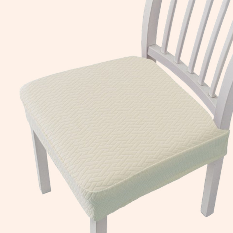 Housse de siège de chaise jacquard avec caractère artistique