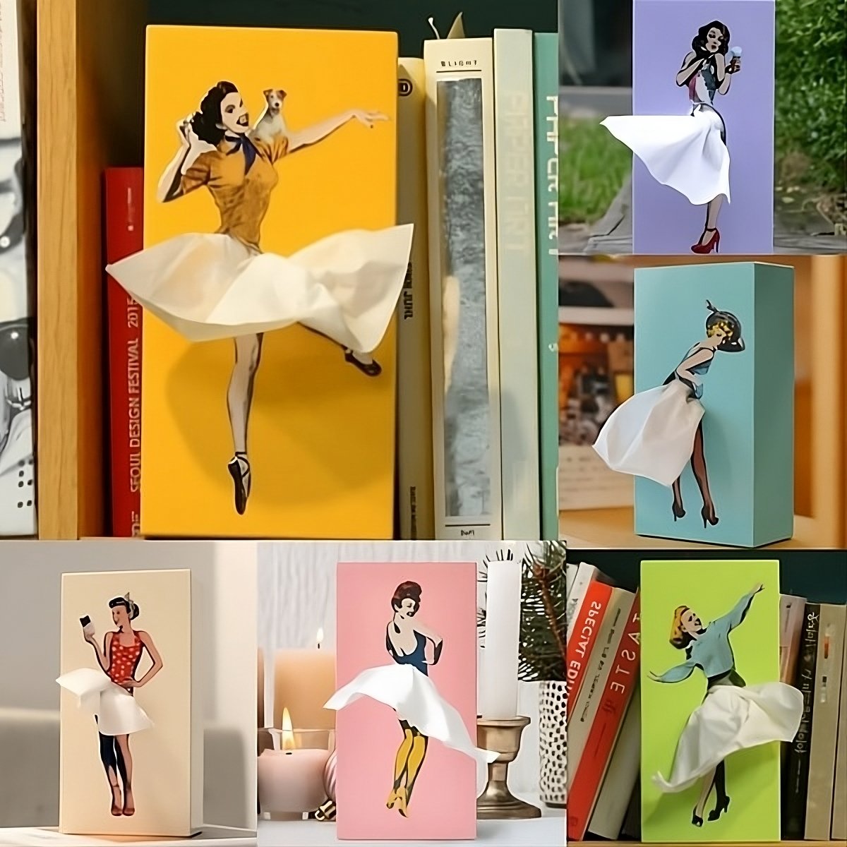 Cutie pentru șervețele cu fustă zburătoare – Un element decorativ jucăuș și spectaculos
