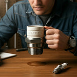 Tasse bougie d'allumage avec caractère automobile
