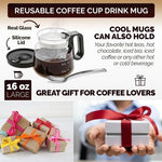 Tazza in vetro pour-over per rituali del caffè