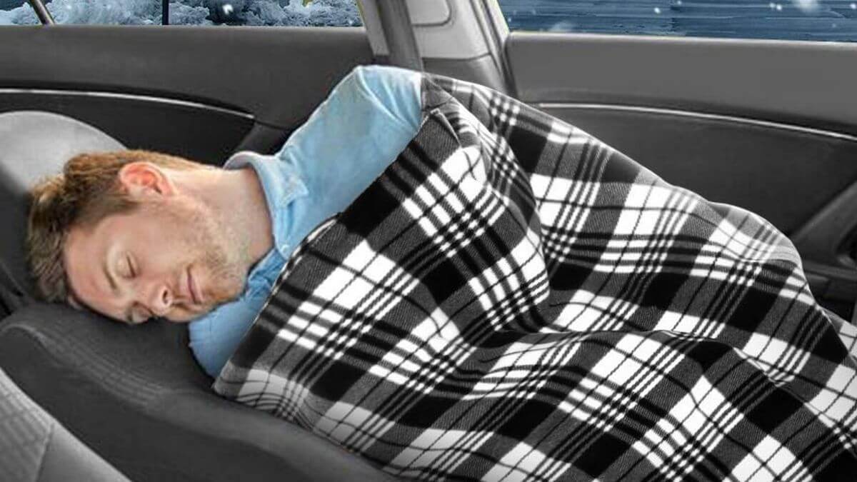 Elektrická deka do auta pro teplé zimní jízdy