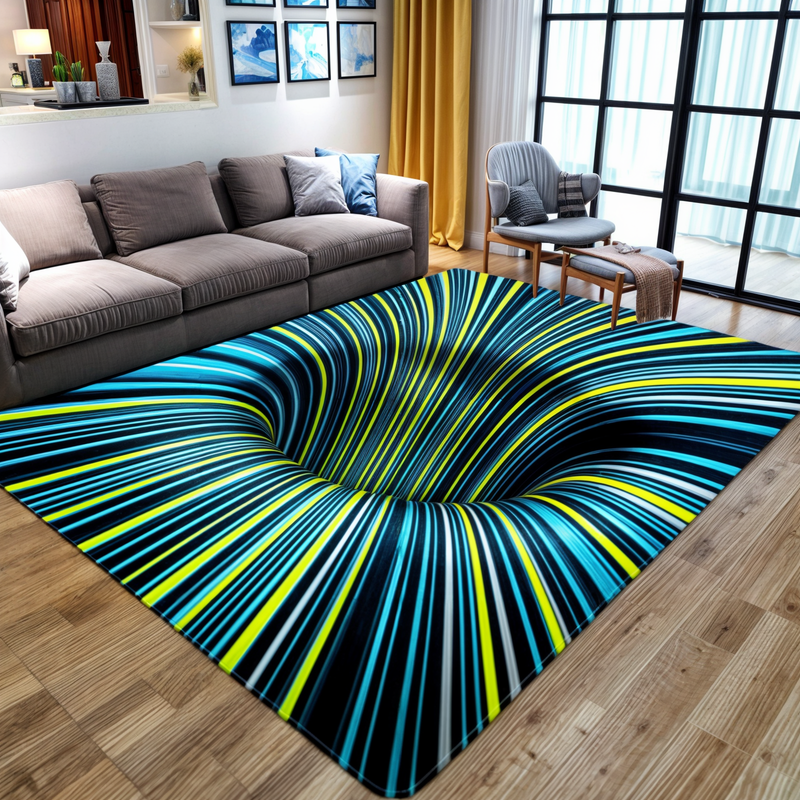 3D-Illusions-Fußmatte für einen eindrucksvollen Eingang