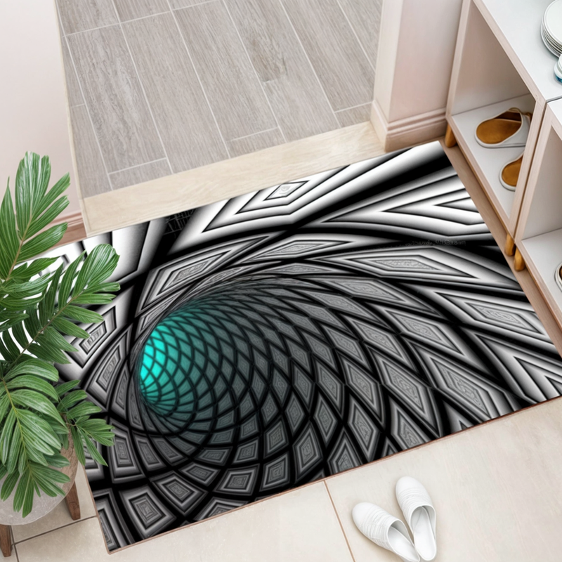3D-Illusions-Fußmatte für einen eindrucksvollen Eingang
