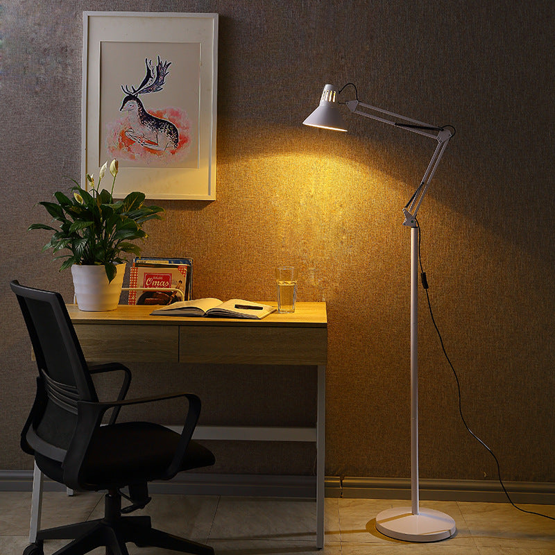 Scandinavian Swivel Floor Lamp For Artful Focus