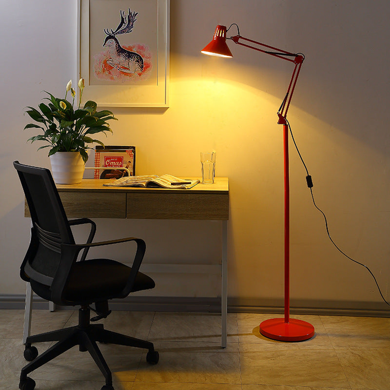 Scandinavian Swivel Floor Lamp For Artful Focus