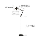 Scandinavian Swivel Floor Lamp For Artful Focus