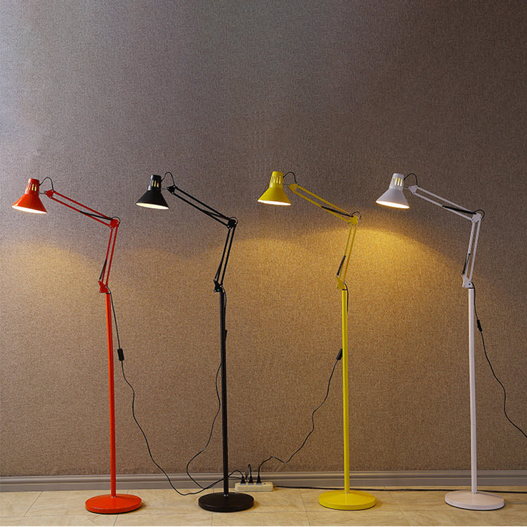 Scandinavian Swivel Floor Lamp For Artful Focus