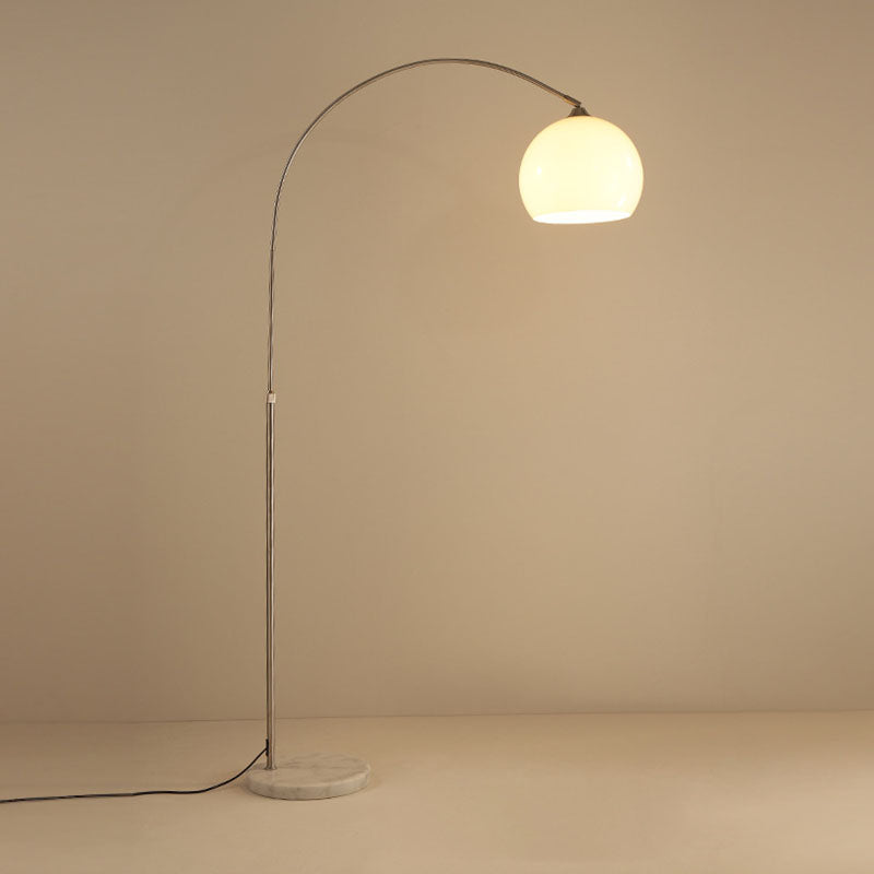 Lampe sur pied arc en marbre pour lumière sculpturale