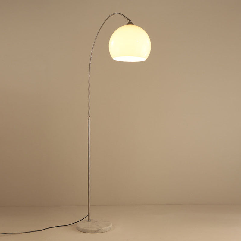 Lampe sur pied arc en marbre pour lumière sculpturale