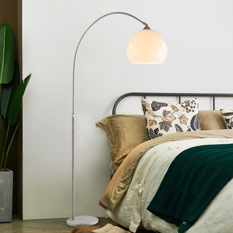 Lampe sur pied arc en marbre pour lumière sculpturale