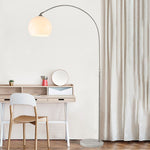 Lampe sur pied arc en marbre pour lumière sculpturale