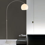 Lampe sur pied arc en marbre pour lumière sculpturale