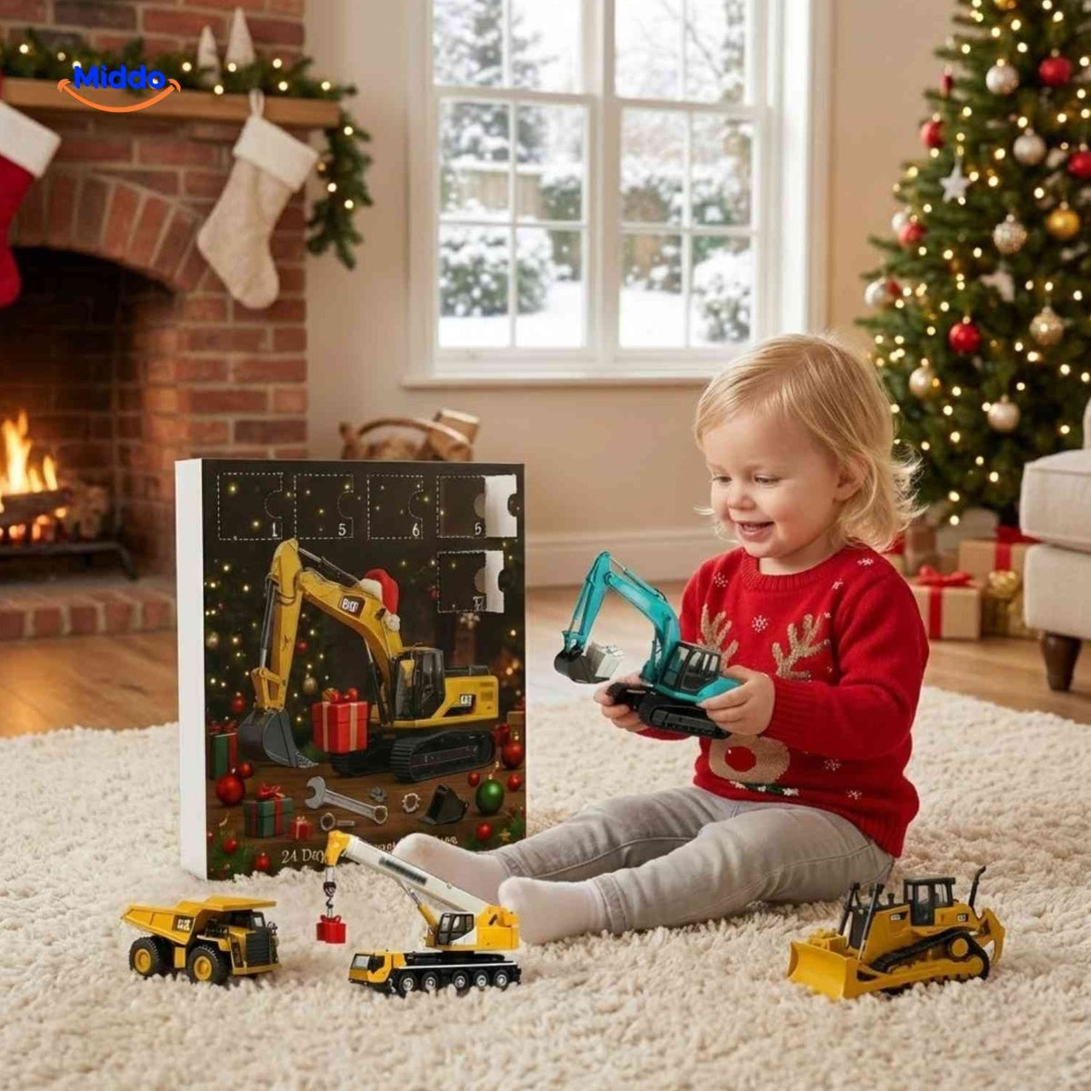 Construction Vehicle Advent Calendar For Daily Discovery