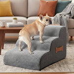 LISTINGOPT::kovosis::comfyclimb-soft-foam-dog-stairs-with-joint-friendly-incline-non-slip-base-and-washable-cover-for-safe-bed-and-sofa-access::04-closeup