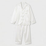 LISTINGOPT::kovosis::kids-pajama-set-sleepwear-soft-button-front-nightwear::color-white