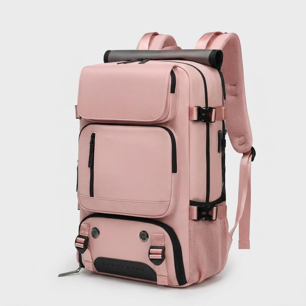 LISTINGOPT::kovosis::large-waterproof-travel-backpack-charge-on-the-go::color-pink